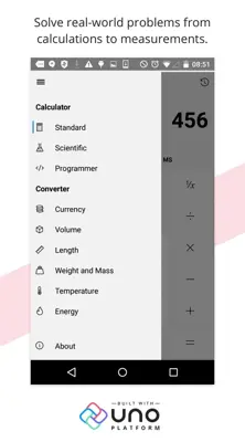 Uno Calculator android App screenshot 0